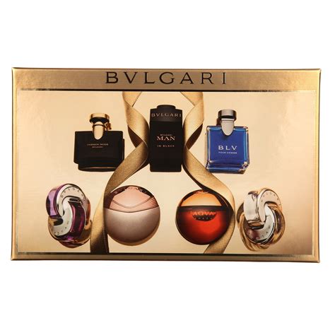 bvlgari perfume sets|bvlgari miniature perfume set.